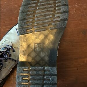 Dr. Martens Junior 1460 Sparkle Rays lace-up boots in silver